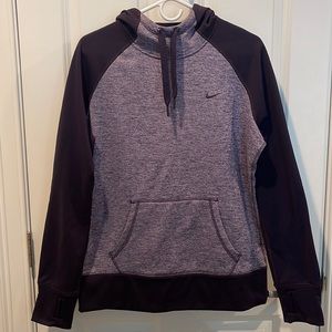 Nike purple fleece sweatshirt NWOT